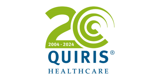 20 Jahre Quiris Healthcare Logo 2004-2024